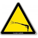 Warning Pressure Jet Wash