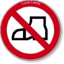 No Boots Sign
