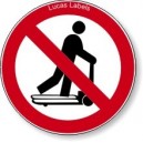No Scooting On Pallet Lifts