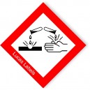 CLP GHS Corrosive Safety Symbol