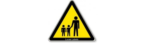 Warning Children or Families Crossing