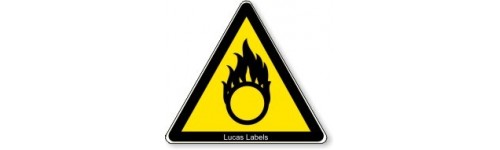 Warning Oxidising Materials