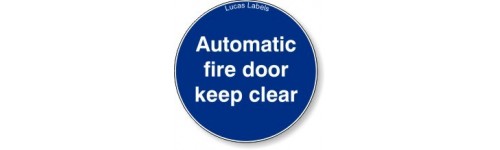 Automatic Fire Door Keep Clear