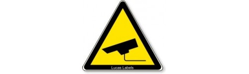 Warning CCTV Cameras